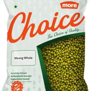 3 S Pulses -No Preservatives Whole Moong, 1Kg (Green)